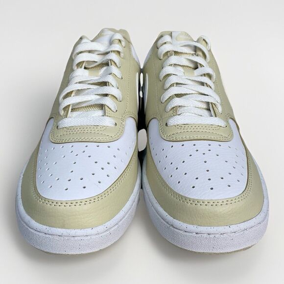 Nike Court Vision Low HM9862-200 Light Khaki White Tennis Gym Shoes Men 10 New - Picture 6 of 11